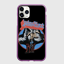 Чехол iPhone 11 Pro матовый Judas Priest, цвет: 3D-фиолетовый