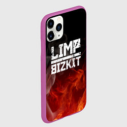Чехол iPhone 11 Pro матовый LIMP BIZKIT, цвет: 3D-фиолетовый — фото 2