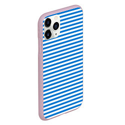 Чехол iPhone 11 Pro матовый Тельняшка ВДВ, цвет: 3D-розовый — фото 2