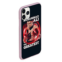 Чехол iPhone 11 Pro матовый Muhammad Ali, цвет: 3D-розовый — фото 2