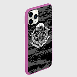 Чехол iPhone 11 Pro матовый ВДВ СССР, цвет: 3D-фиолетовый — фото 2