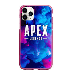 Чехол iPhone 11 Pro матовый APEX LEGENDS, цвет: 3D-малиновый