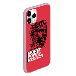 Чехол iPhone 11 Pro матовый Floyd Mayweather, цвет: 3D-розовый — фото 2