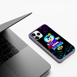 Чехол iPhone 11 Pro матовый BRAWL STARS MRP, цвет: 3D-серый — фото 2