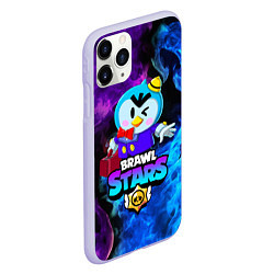 Чехол iPhone 11 Pro матовый BRAWL STARS MRP, цвет: 3D-светло-сиреневый — фото 2