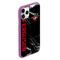 Чехол iPhone 11 Pro матовый Tony Ferguson, цвет: 3D-фиолетовый — фото 2