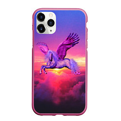 Чехол iPhone 11 Pro матовый Dusk Sky Horse