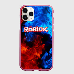 Чехол iPhone 11 Pro матовый ROBLOX, цвет: 3D-малиновый