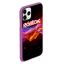 Чехол iPhone 11 Pro матовый ROBLOX, цвет: 3D-фиолетовый — фото 2