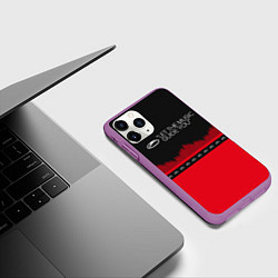 Чехол iPhone 11 Pro матовый ASOT Let The Music Guide You, цвет: 3D-фиолетовый — фото 2