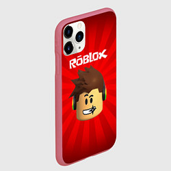 Чехол iPhone 11 Pro матовый ROBLOX, цвет: 3D-малиновый — фото 2