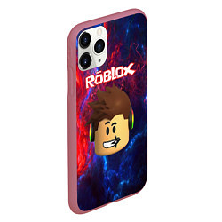 Чехол iPhone 11 Pro матовый ROBLOX, цвет: 3D-малиновый — фото 2