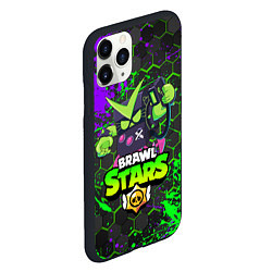 Чехол iPhone 11 Pro матовый BRAWL STARS VIRUS 8-BIT, цвет: 3D-черный — фото 2