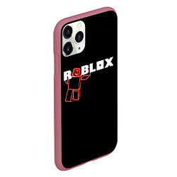 Чехол iPhone 11 Pro матовый Роблокс Roblox, цвет: 3D-малиновый — фото 2