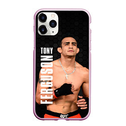 Чехол iPhone 11 Pro матовый EL CUCUY Tony Ferguson, цвет: 3D-розовый