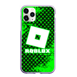 Чехол iPhone 11 Pro матовый Roblox, цвет: 3D-светло-сиреневый