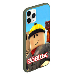 Чехол iPhone 11 Pro матовый ROBLOX, цвет: 3D-темно-зеленый — фото 2