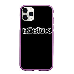 Чехол iPhone 11 Pro матовый Roblox, цвет: 3D-фиолетовый