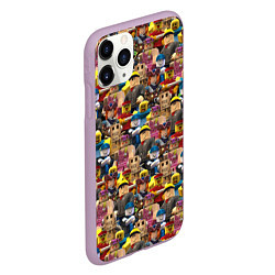 Чехол iPhone 11 Pro матовый ROBLOX, цвет: 3D-сиреневый — фото 2
