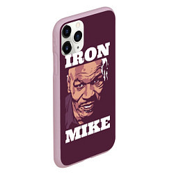 Чехол iPhone 11 Pro матовый Mike Tyson, цвет: 3D-розовый — фото 2