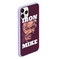 Чехол iPhone 11 Pro матовый Mike Tyson, цвет: 3D-светло-сиреневый — фото 2