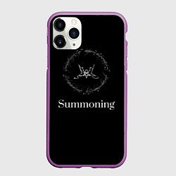 Чехол iPhone 11 Pro матовый Summoning, цвет: 3D-фиолетовый