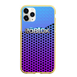 Чехол iPhone 11 Pro матовый Roblox Gradient Pattern