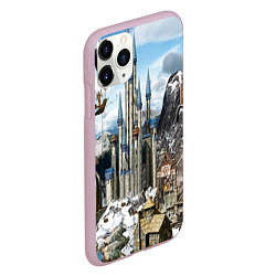 Чехол iPhone 11 Pro матовый HEROES, цвет: 3D-розовый — фото 2