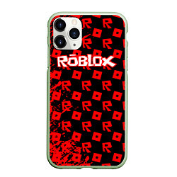 Чехол iPhone 11 Pro матовый ROBLOX, цвет: 3D-салатовый