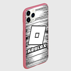 Чехол iPhone 11 Pro матовый Roblox, цвет: 3D-малиновый — фото 2