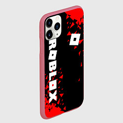 Чехол iPhone 11 Pro матовый ROBLOX, цвет: 3D-малиновый — фото 2