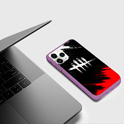 Чехол iPhone 11 Pro матовый DEAD BY DAYLIGHT, цвет: 3D-фиолетовый — фото 2