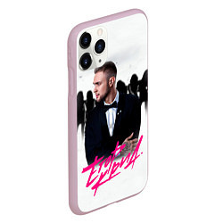 Чехол iPhone 11 Pro матовый ЕГОР КРИД, цвет: 3D-розовый — фото 2