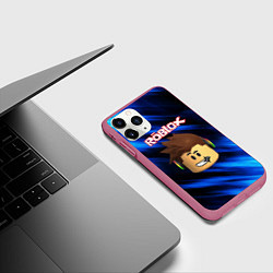 Чехол iPhone 11 Pro матовый ROBLOX, цвет: 3D-малиновый — фото 2