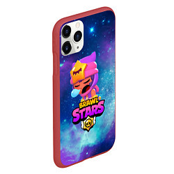 Чехол iPhone 11 Pro матовый BRAWL STARS SANDY, цвет: 3D-красный — фото 2