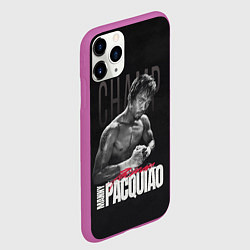 Чехол iPhone 11 Pro матовый Manny Pacquiao, цвет: 3D-фиолетовый — фото 2