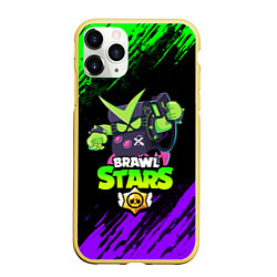 Чехол iPhone 11 Pro матовый BRAWL STARS VIRUS 8-BIT, цвет: 3D-желтый