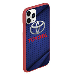 Чехол iPhone 11 Pro матовый TOYOTA, цвет: 3D-красный — фото 2