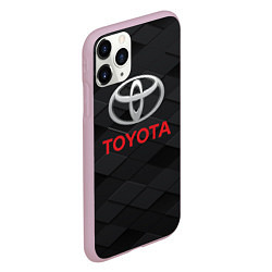 Чехол iPhone 11 Pro матовый TOYOTA, цвет: 3D-розовый — фото 2