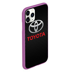 Чехол iPhone 11 Pro матовый TOYOTA, цвет: 3D-фиолетовый — фото 2