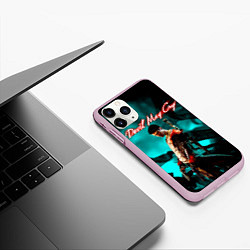 Чехол iPhone 11 Pro матовый DEVIL MAY CRY, цвет: 3D-розовый — фото 2