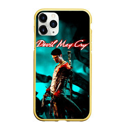Чехол iPhone 11 Pro матовый DEVIL MAY CRY, цвет: 3D-желтый