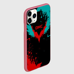 Чехол iPhone 11 Pro матовый DMC, цвет: 3D-малиновый — фото 2