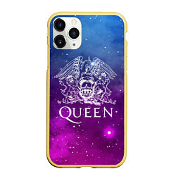 Чехол iPhone 11 Pro матовый QUEEN, цвет: 3D-желтый