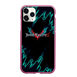 Чехол iPhone 11 Pro матовый DEVIL MAY CRY, цвет: 3D-малиновый