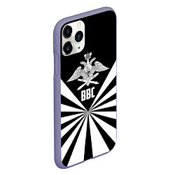 Чехол iPhone 11 Pro матовый ВВС, цвет: 3D-серый — фото 2