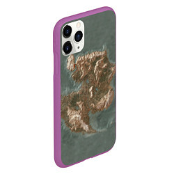 Чехол iPhone 11 Pro матовый Ard Skellig, цвет: 3D-фиолетовый — фото 2