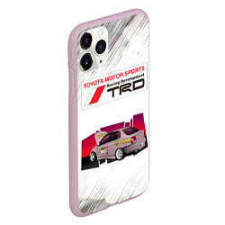 Чехол iPhone 11 Pro матовый TOYOTA, цвет: 3D-розовый — фото 2