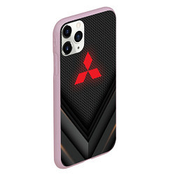 Чехол iPhone 11 Pro матовый MITSUBISHI, цвет: 3D-розовый — фото 2