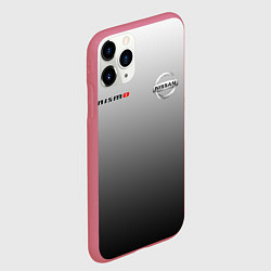 Чехол iPhone 11 Pro матовый NISSAN NISMO, цвет: 3D-малиновый — фото 2